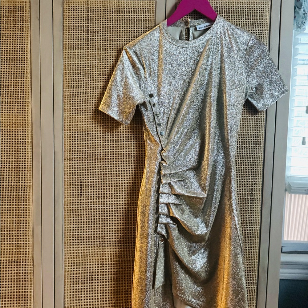 Paco Rabanne gold draped mini dress ✨🌟🏆 - Picture 11 of 11